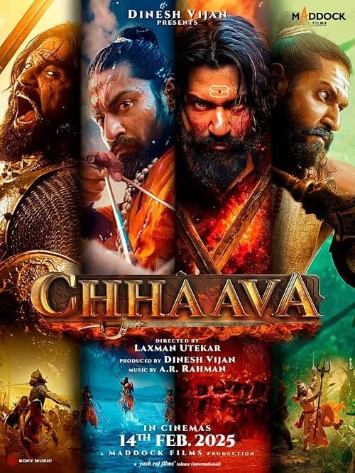 Chhaava film posteri