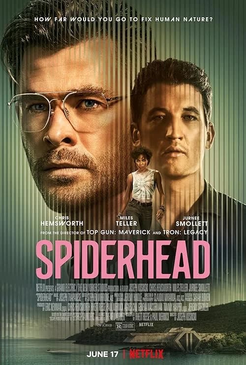 Spiderhead film posteri